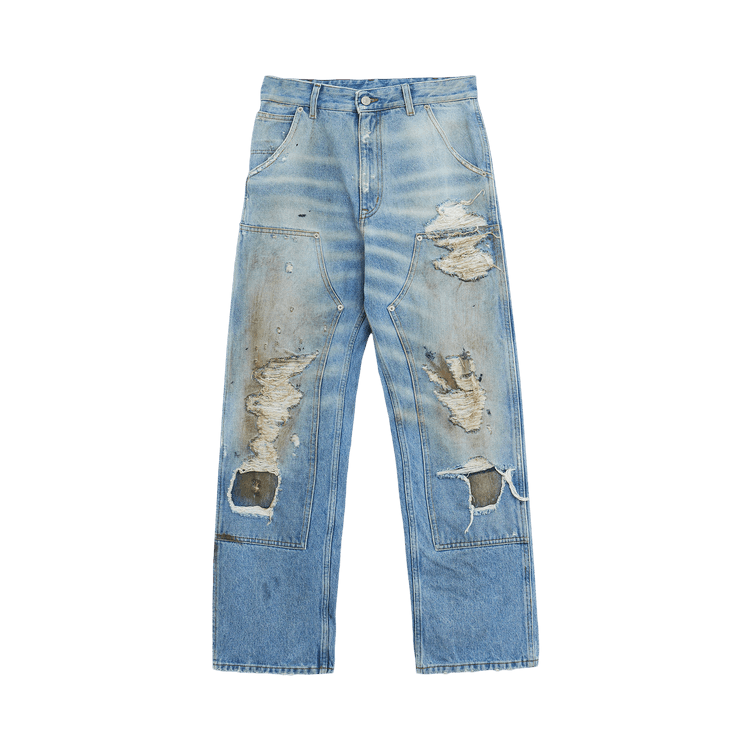 MM6 Maison Margiela 5 Pocket Pants 'Medium Blue'