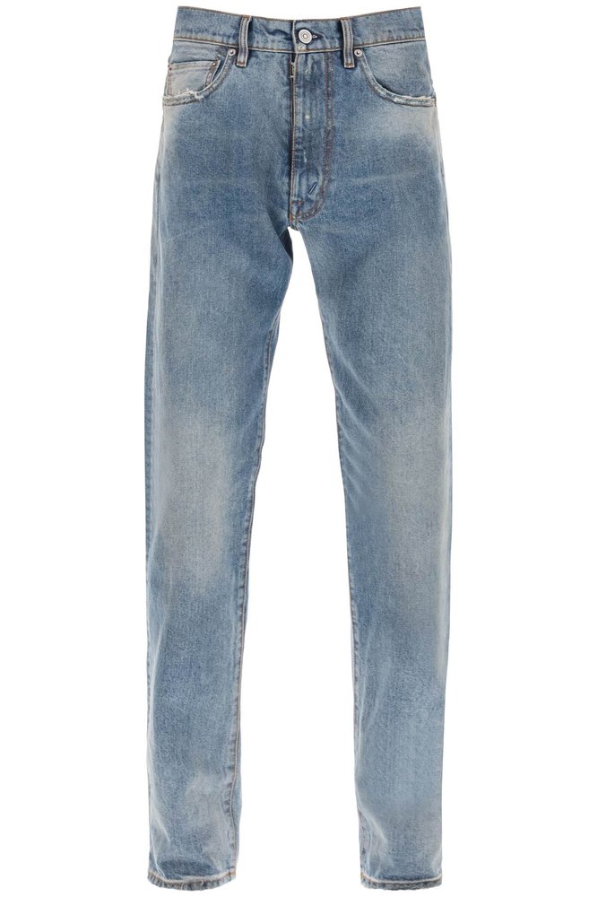 Maison Margiela Straight-Leg Distressed Jeans