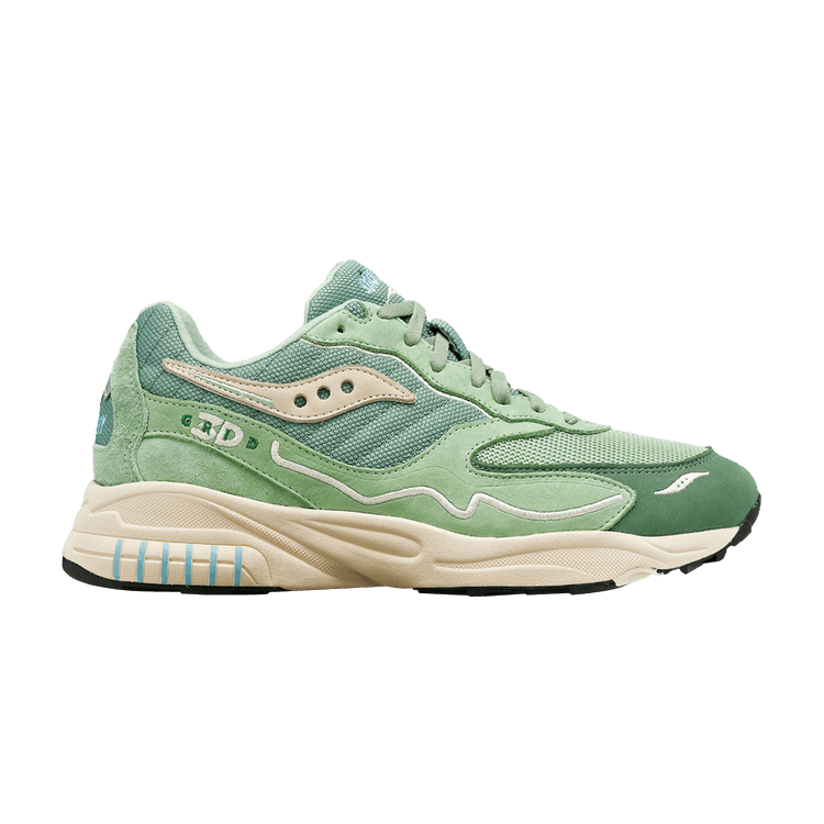 Saucony 3D Grid Hurricane Premium 'Green Cream'