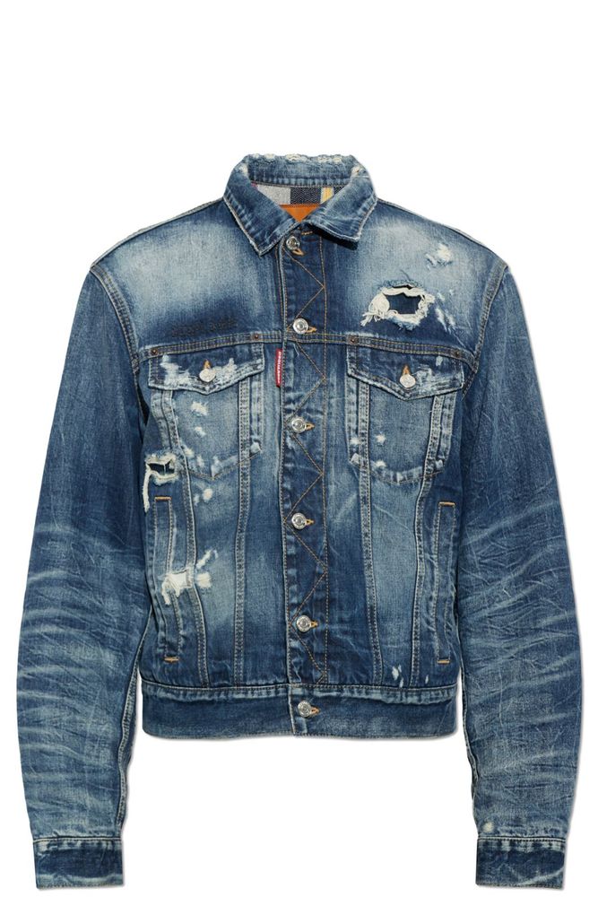Dsquared2 Distressed Brando Classic L.A. Jean Jacket