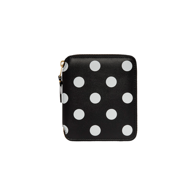 Comme des Garçons Polka Dot Printed Wallet 'Black'