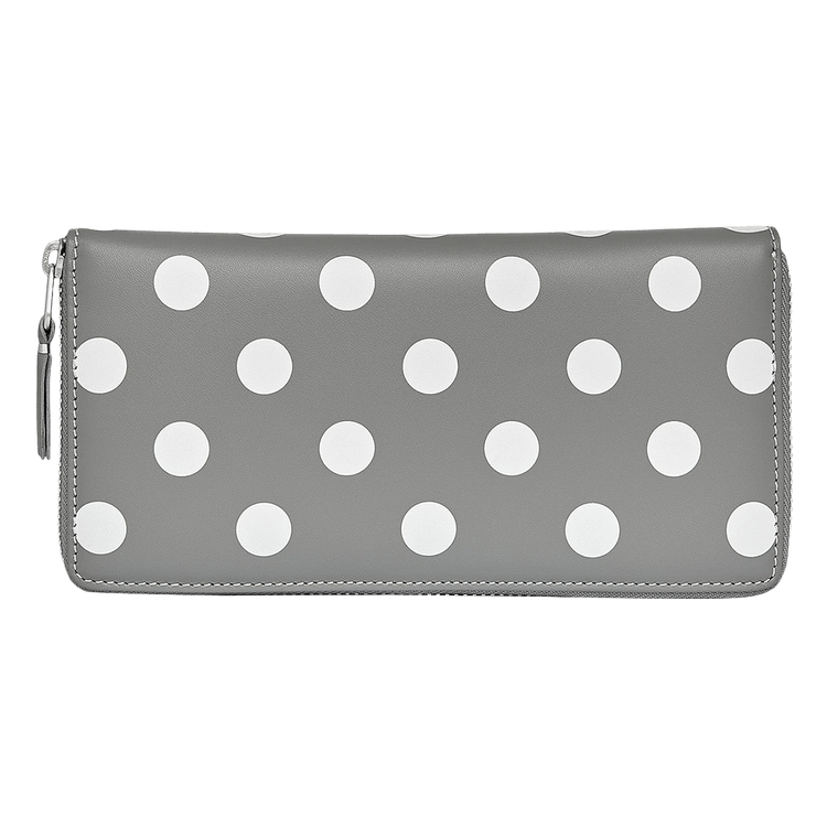 Comme des Garçons Polka Dot Printed Wallet 'Grey'