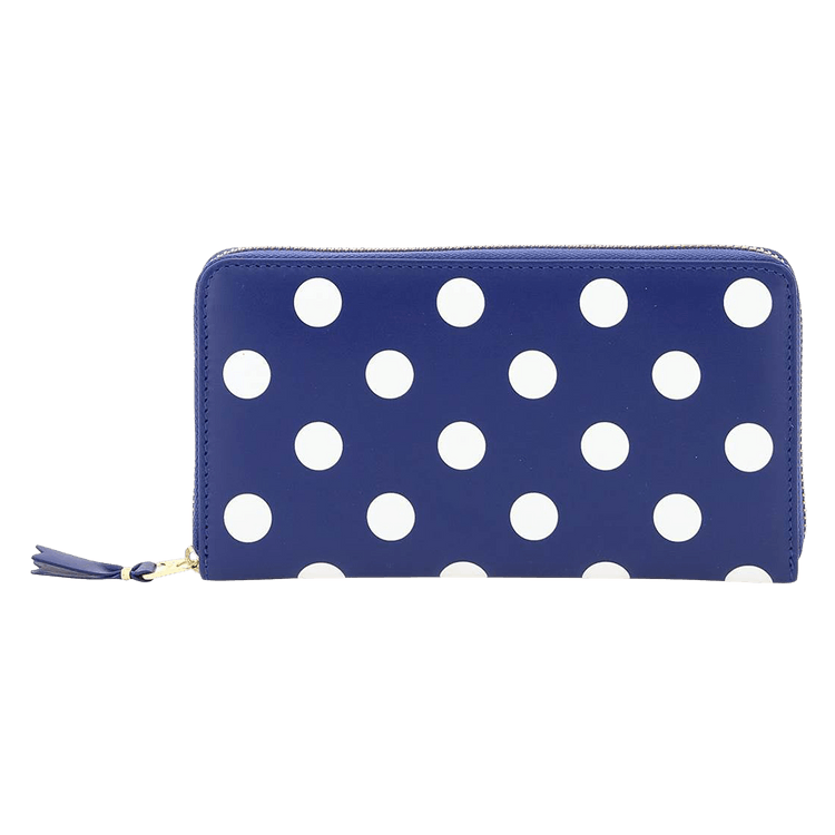 Comme des Garçons Polka Dots Wallet 'Navy'