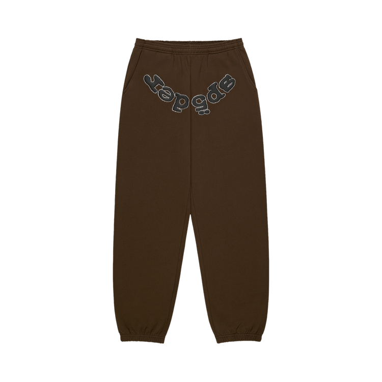 Sp5der Og Logo Sweatpant 'Brown'