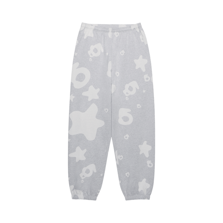 Sp5der AOP Beluga Sweatpant 'Grey'
