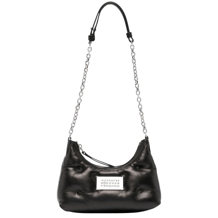 Maison Margiela Quilted Nappa Glam Slam Hobo Micro Shoulder Bag 'Black'