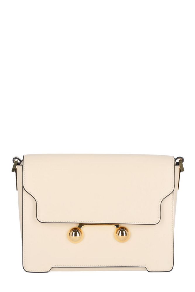 Marni Trunkaroo Foldover Top Medium Shoulder Bag