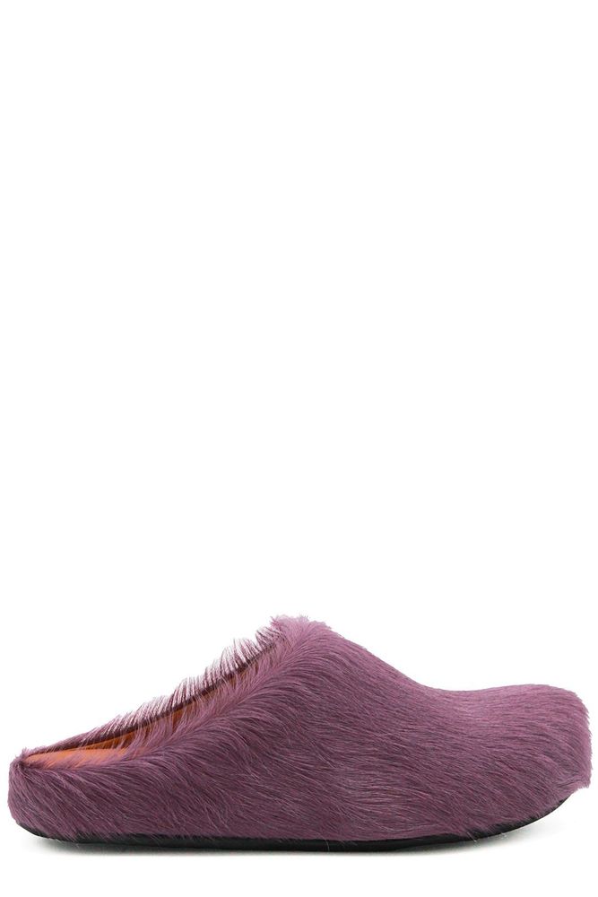 Marni Fussbett Round Toe Slip-On Mules