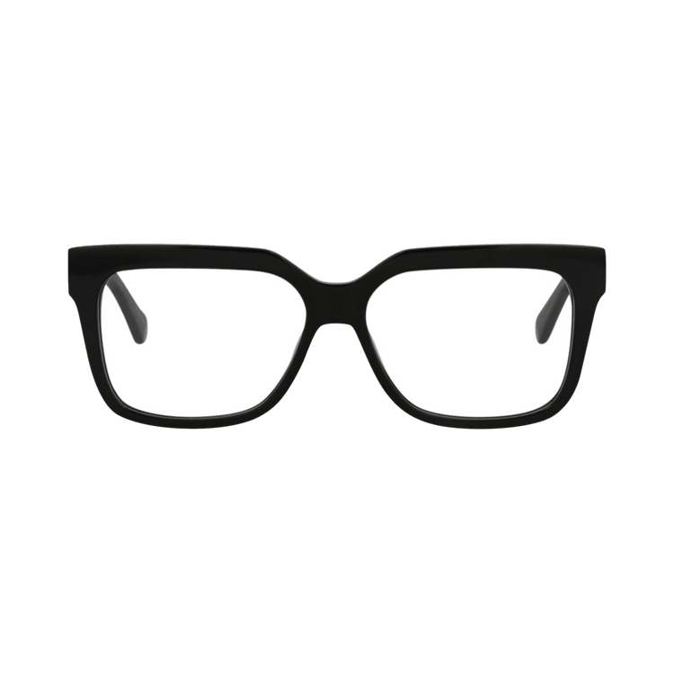 Stella McCartney Square Optical Glasses 'Black/Transparent'