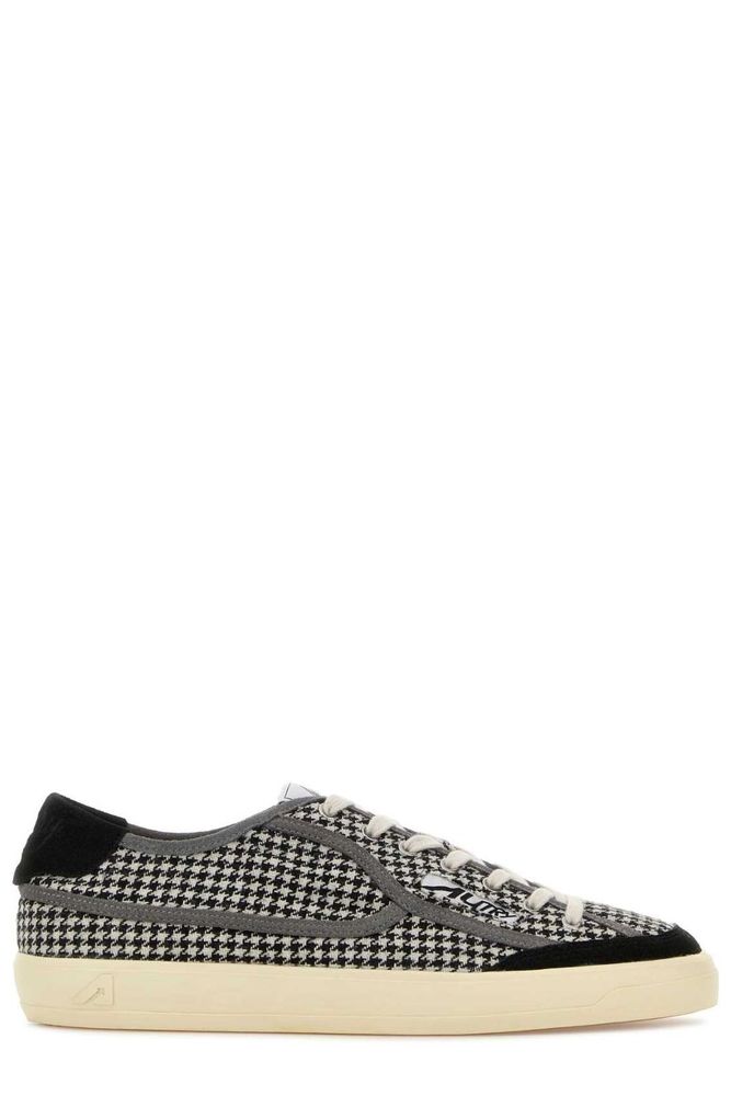 Autry Windscape Houndstooth Low-Top Sneakers