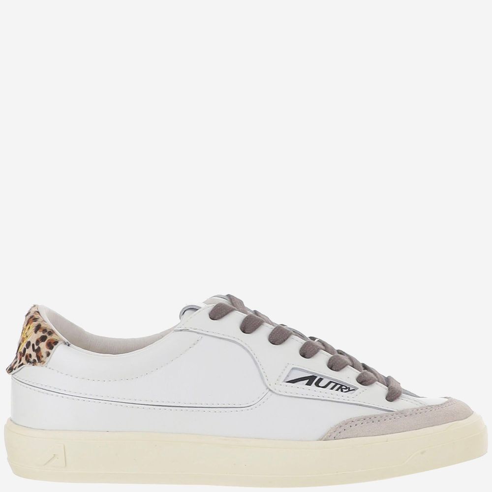 Autry Animal-Trim Low-Top Sneakers