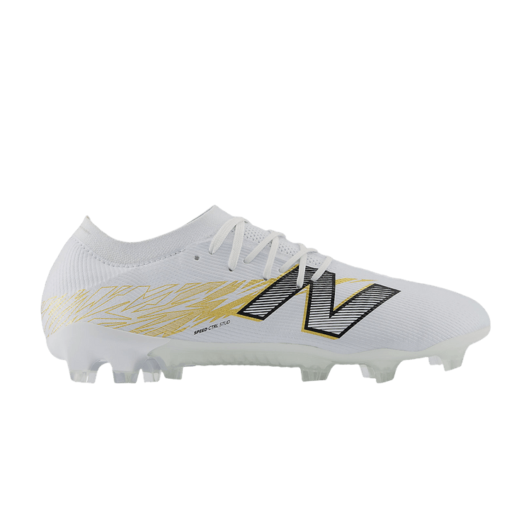 New Balance Furon V8 Elite FG 'White Metallic Gold'