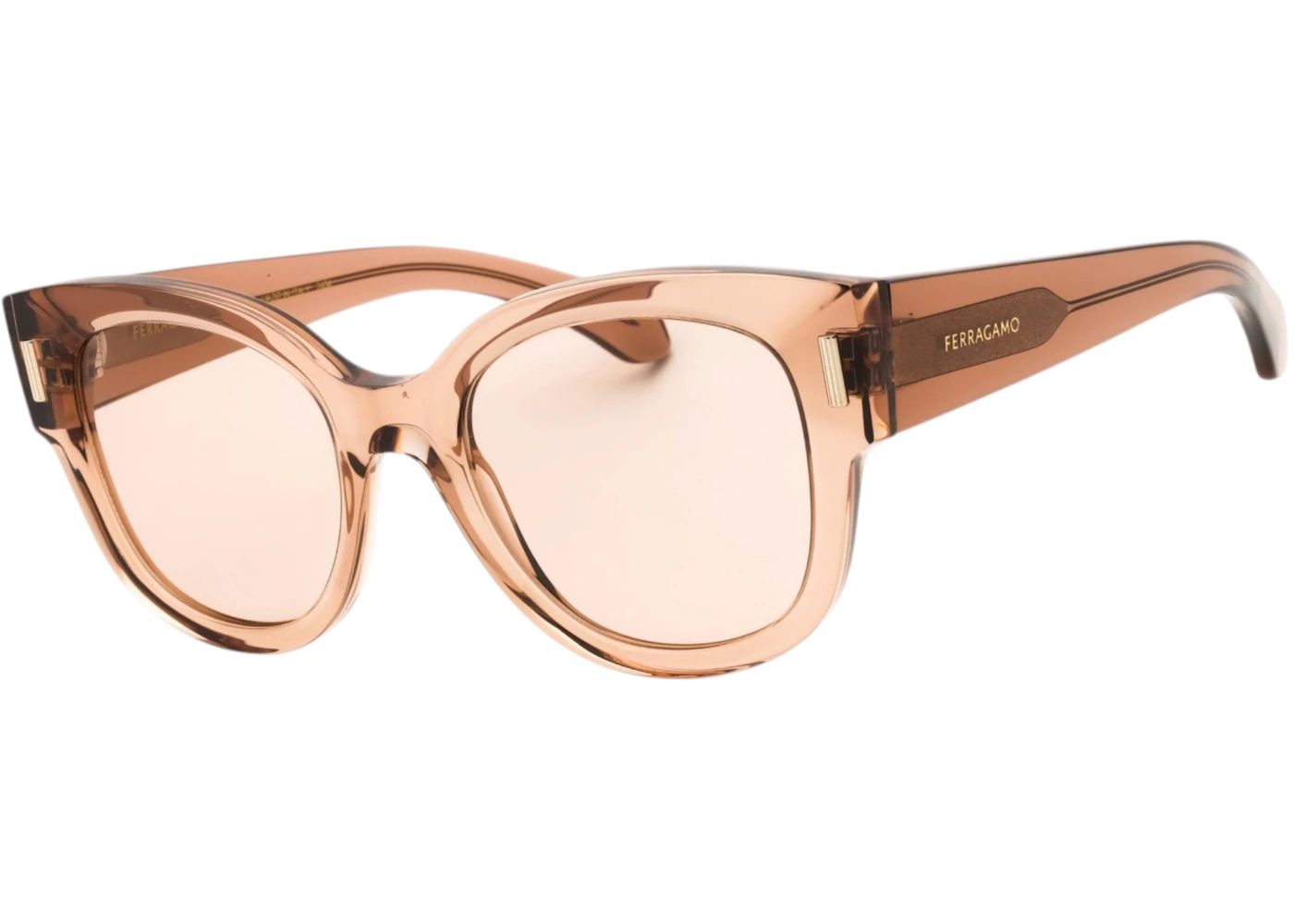 Ferragamo Women's Acetate (SF2007S-260) Sunglasses Brown