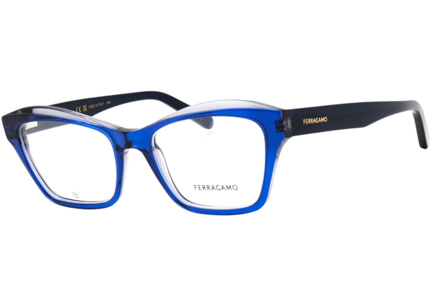 Ferragamo Women's Acetate (SF2951N-435) Optical Frames Blue