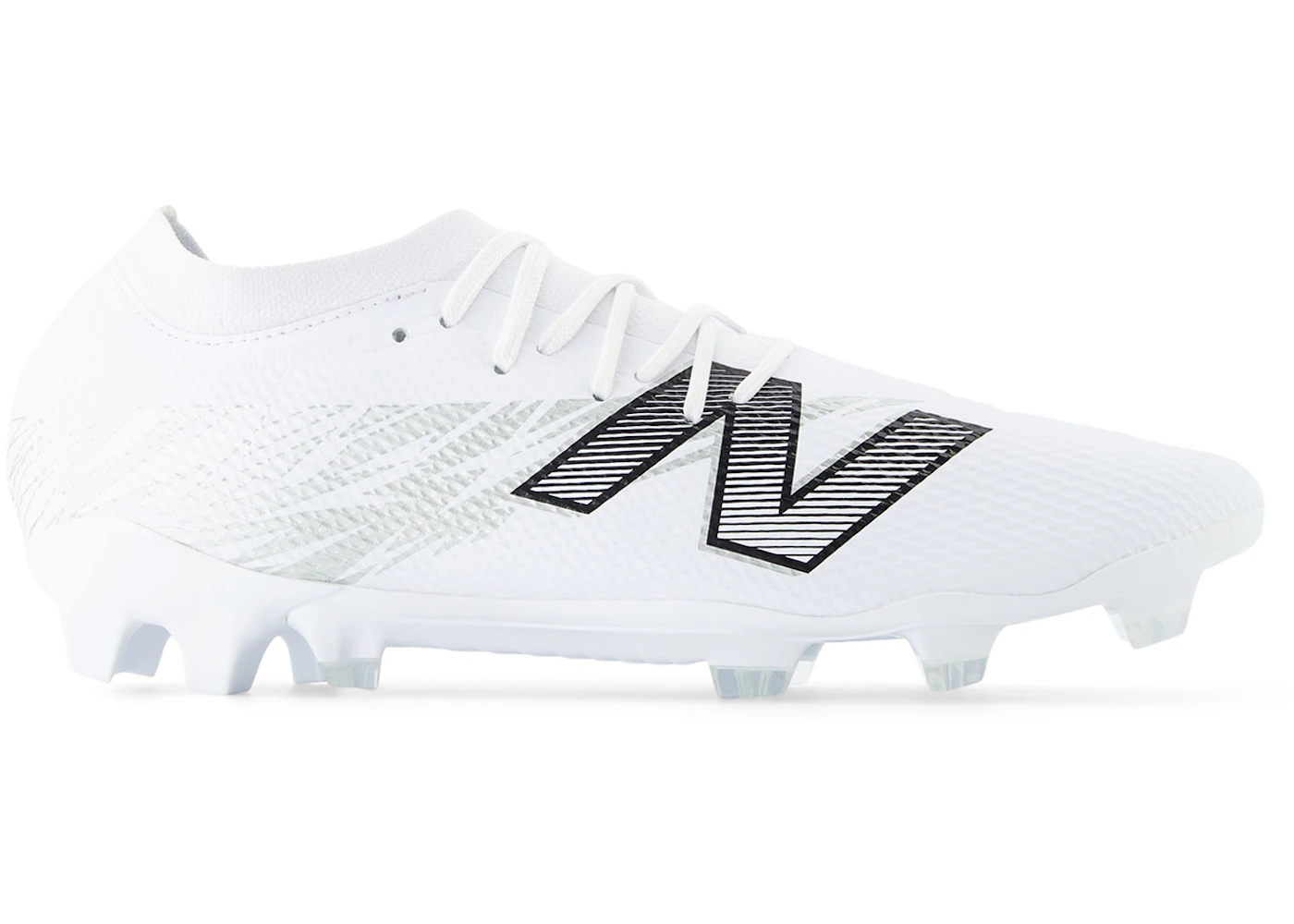 New Balance Furon Team FG V8 White Metallic Silver Black