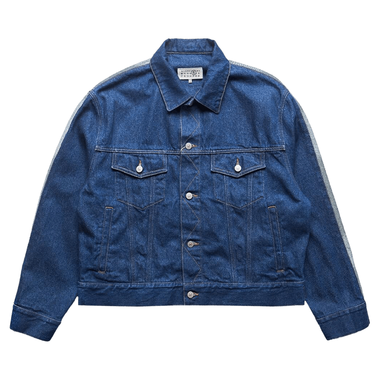 MM6 Maison Margiela Split Reversed Denim Jacket 'Blue'