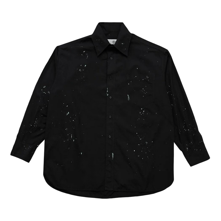 MM6 Maison Margiela Paint Residue Shirt 'Black'