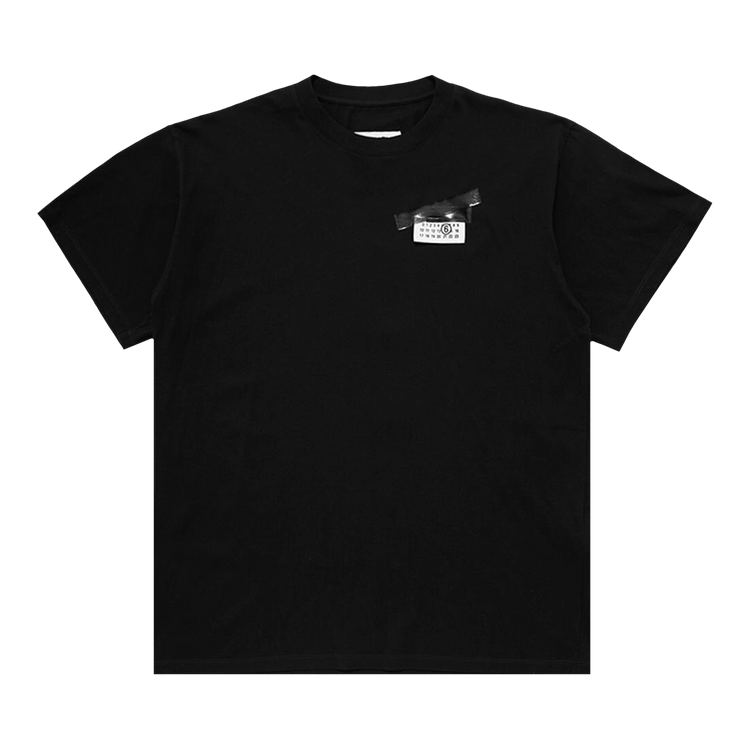 MM6 Maison Margiela Logo Tape T-Shirt 'Black'
