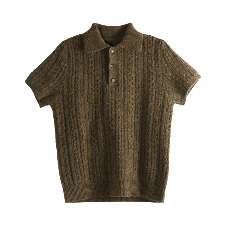 MM6 Maison Margiela Polo Shirt 'Brown'