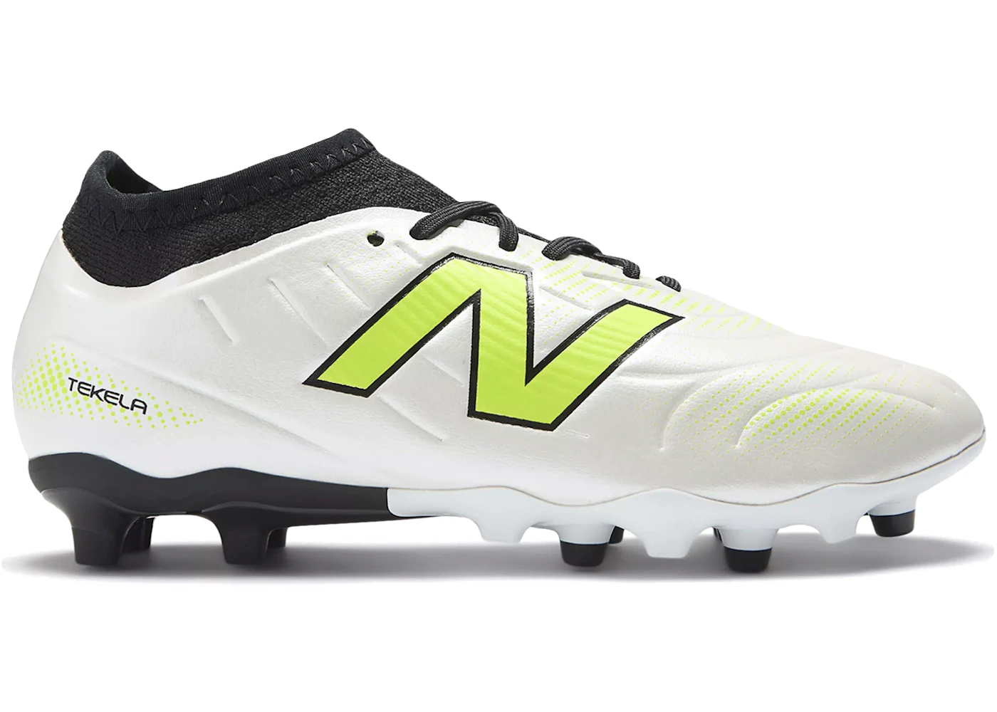New Balance Tekela Team Low FG White Black Lime Light (GS)