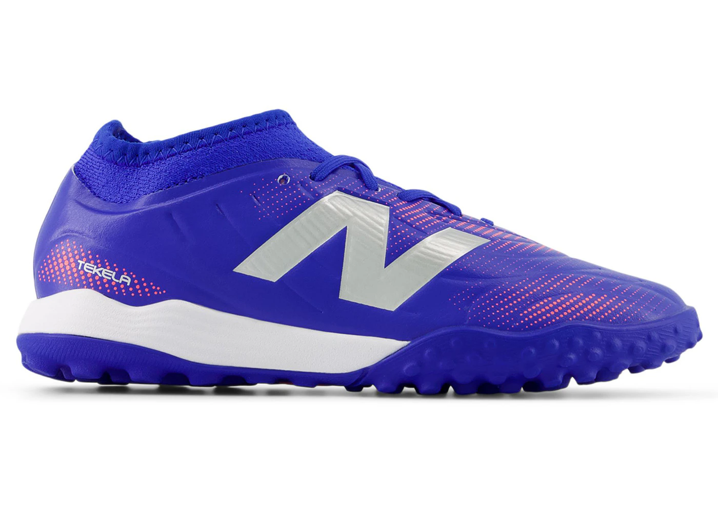 New Balance Tekela Team Low Laced TF v5 Blue Gemstone Energy Red Silver (PS)