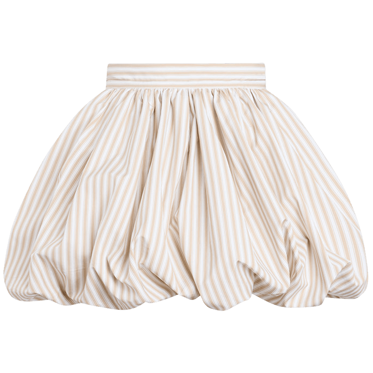 Patou Bloomer Mini Skirt 'Dolce Coffee Stripes'