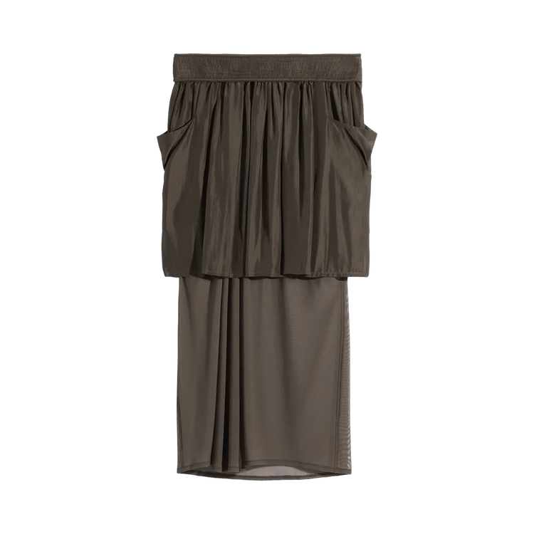 Lemaire Double Layer Skirt 'Moka'