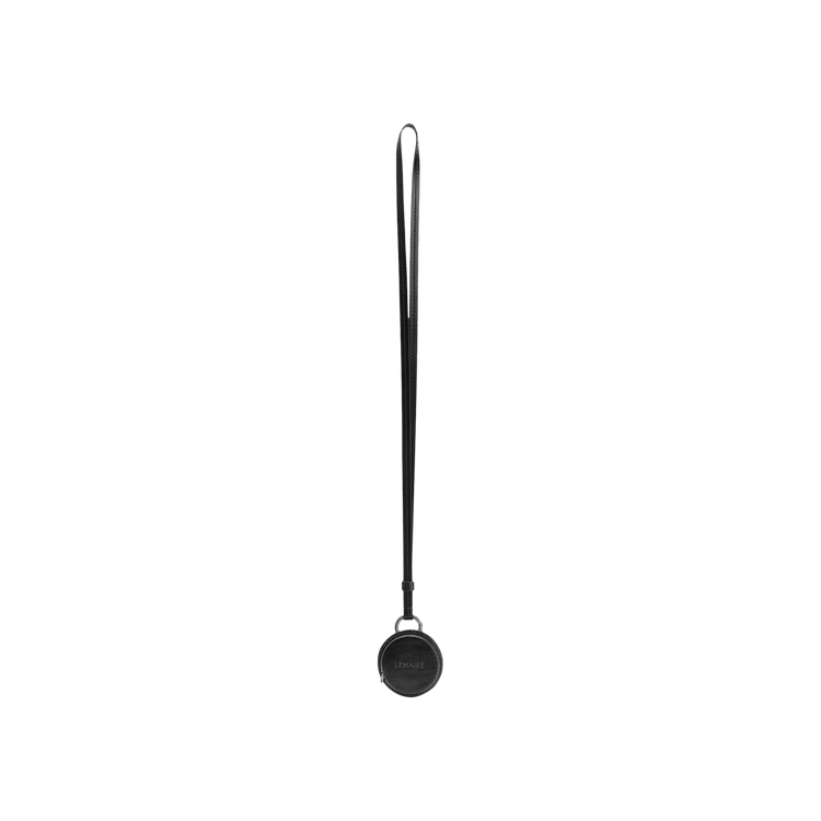 Lemaire Molded Tape Necklace 'Black'