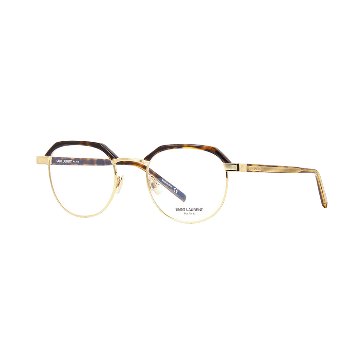 Saint Laurent Oval Eyeglasses 'Havana'