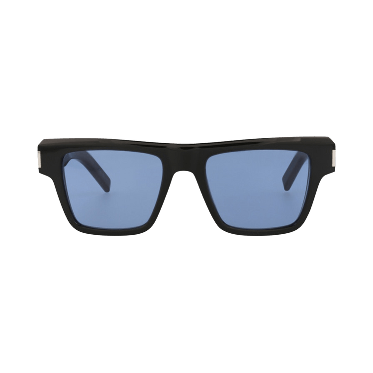 Saint Laurent Square Sunglasses 'Black/Blue'