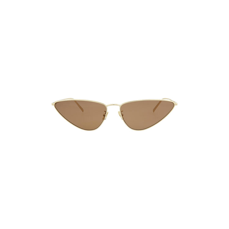 Saint Laurent Cat Eye Sunglasses 'Gold/Brown'