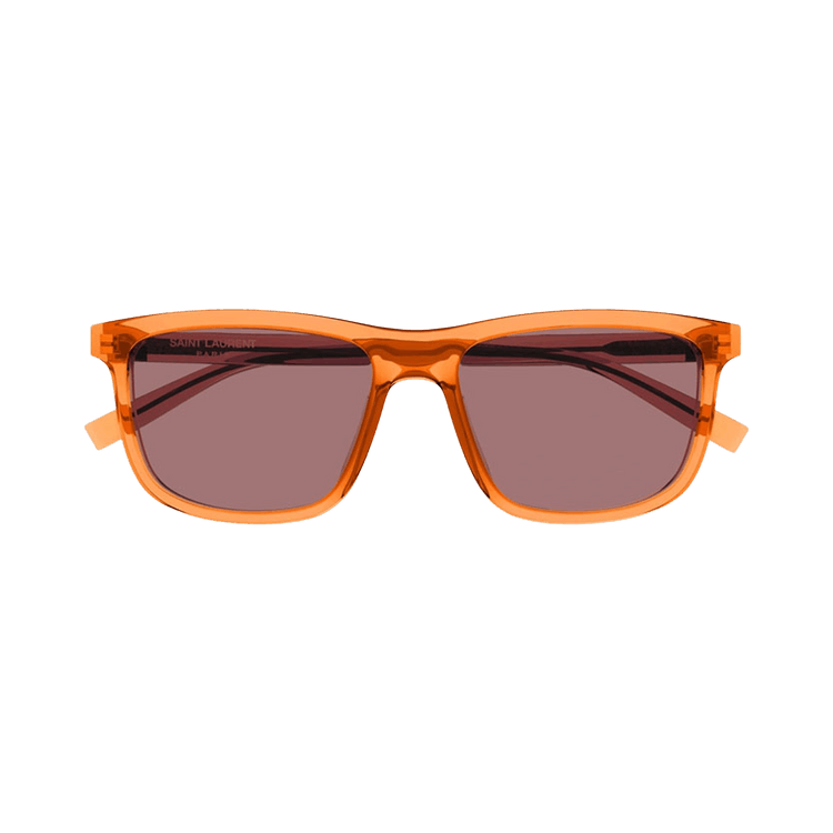 Saint Laurent Square Sunglasses 'Orange'