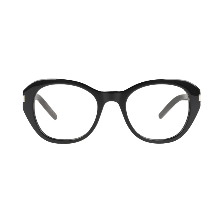 Saint Laurent Round Frame Sunglasses 'Black/Yellow'