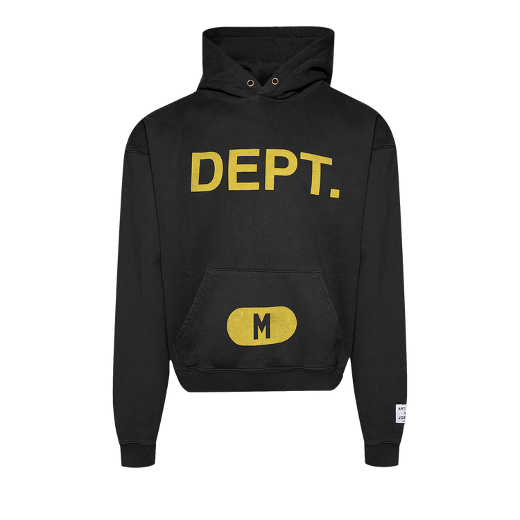 Gallery Dept. Size Logo Hoodie 'Vintage Black'