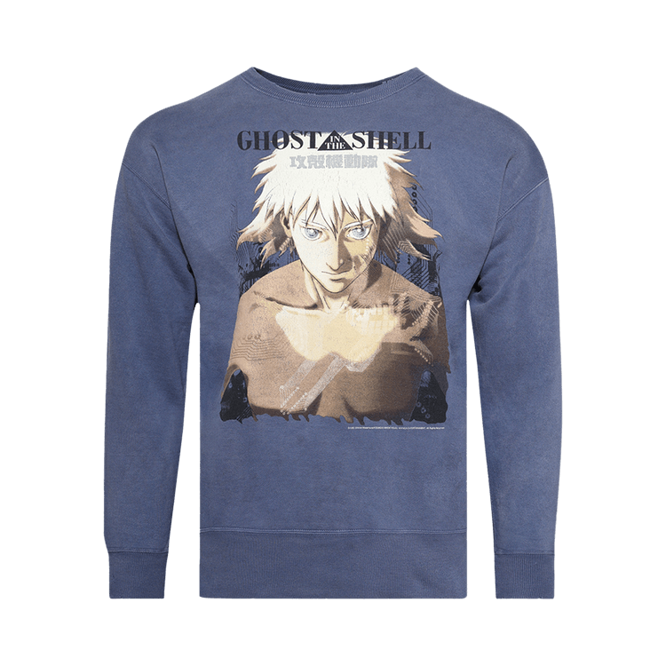 SAINT Mxxxxxx x Ghost In The Shell Crewneck Sweatshirt 'Navy'