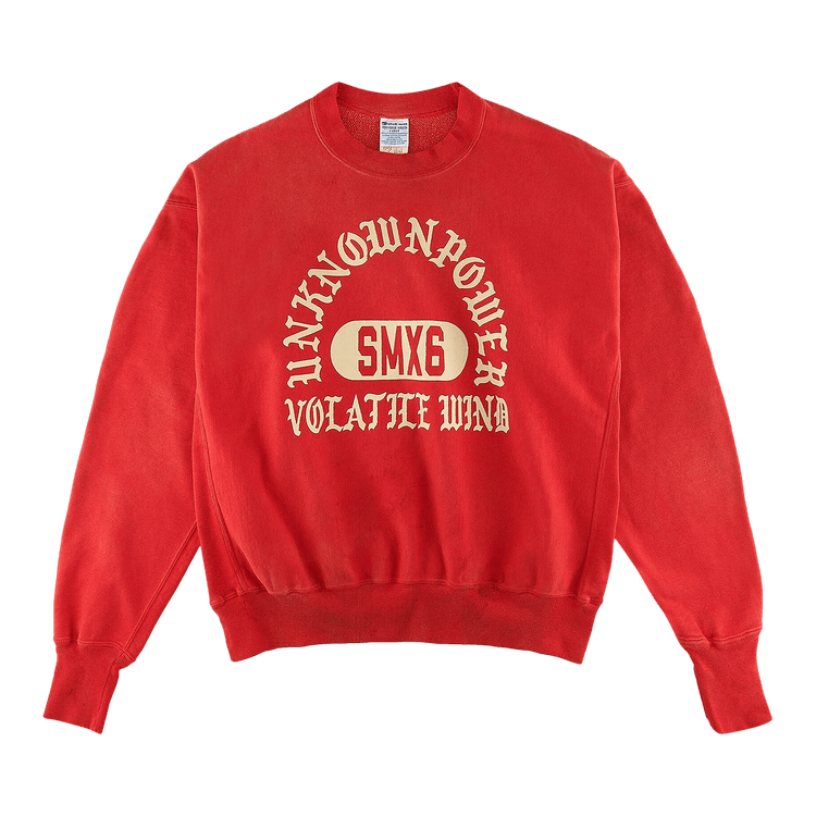 SAINT Mxxxxxx Unknown Crewneck 'Red'