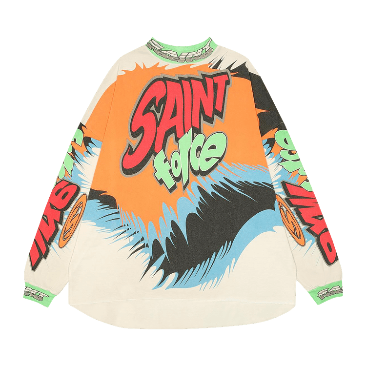 SAINT Mxxxxxx Saint Racing Long-Sleeve Tee 'White'
