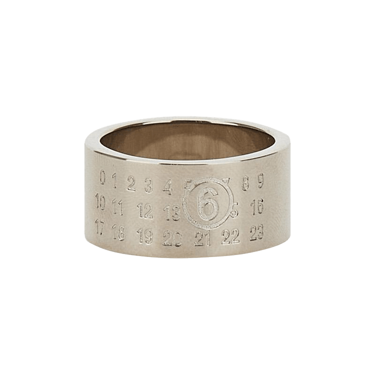 MM6 Maison Margiela Numeric Ring 'Palladio'