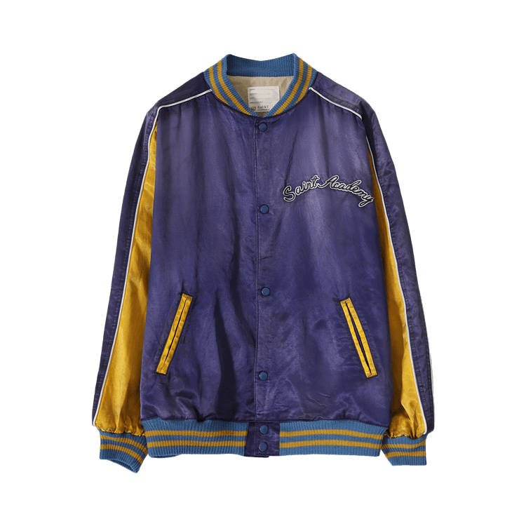 SAINT Mxxxxxx Saint Academy Stadium Jacket 'Navy/Yellow'