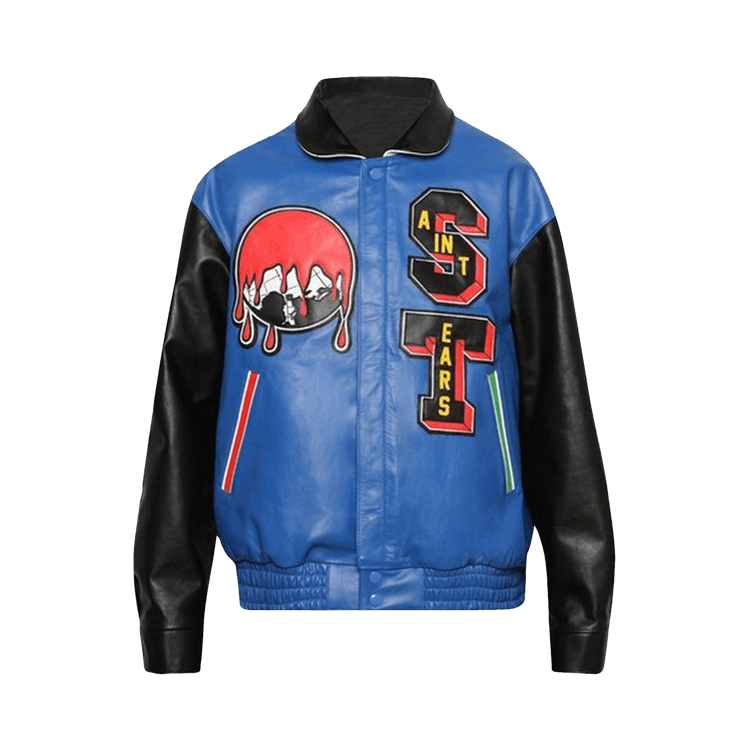 SAINT Mxxxxxx Grail Varsity Jacket 'Blue'