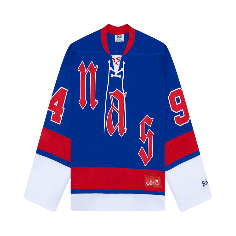 SAINT Mxxxxxx x Nas Illmatic 94 Game Shirt 'Blue'