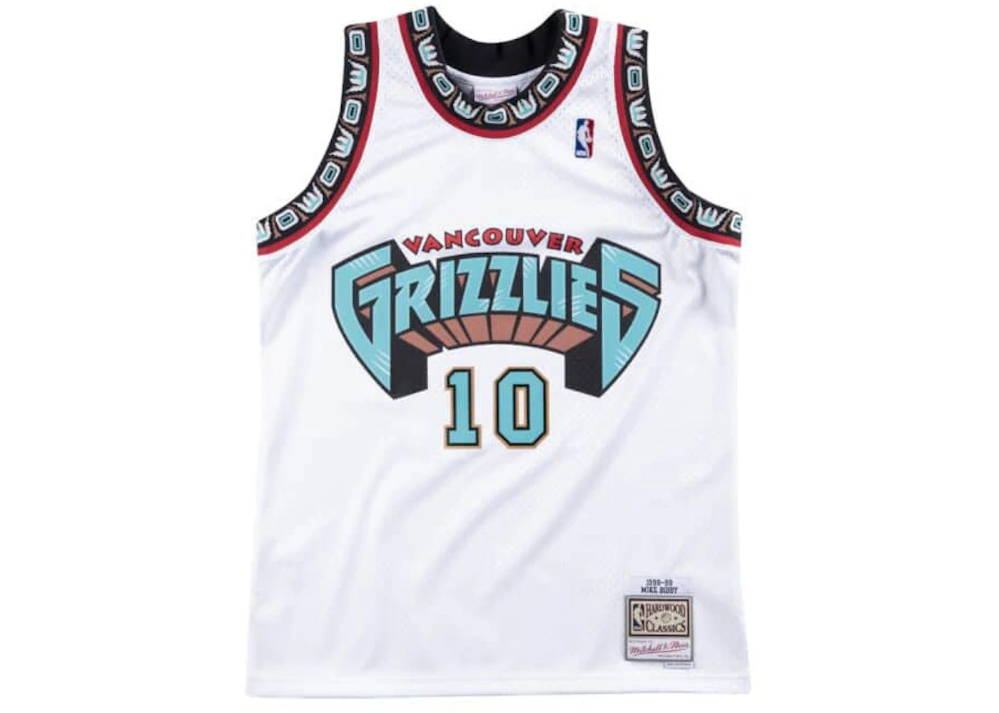 Mitchell & Ness Vancouver Grizzlies Home 1998-99 Mike Bibby Swingman Jersey White