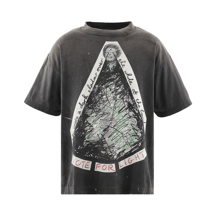 SAINT Mxxxxxx x Jamie Reid Vote Light Short-Sleeve T-Shirt 'Black'