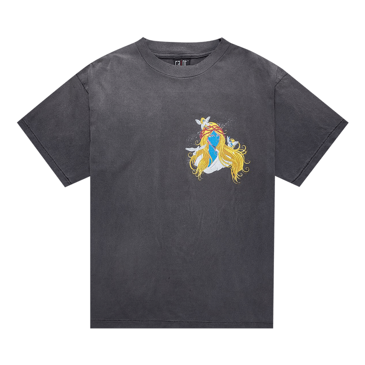 SAINT Mxxxxxx Blue Face Tee 'Black'