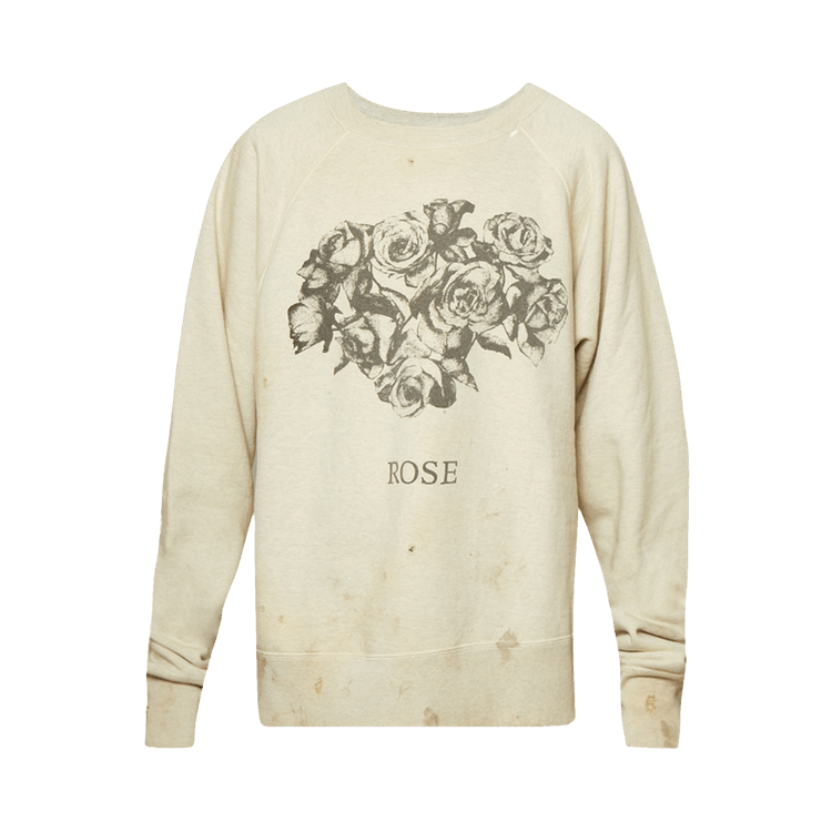 SAINT Mxxxxxx Rose Crewneck Sweatshirt 'Grey'