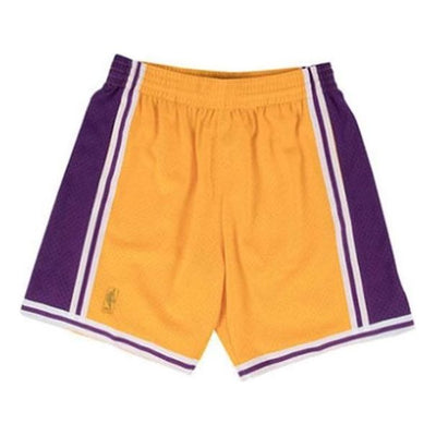 Mitchell & Ness NBA Swingman Shorts Los Angeles Lakers Home 1996-97 'Yellow Purple'