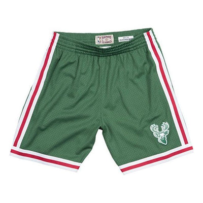 Mitchell & Ness NBA Swingman Shorts Milwaukee Bucks Road 1971-72 'Green'