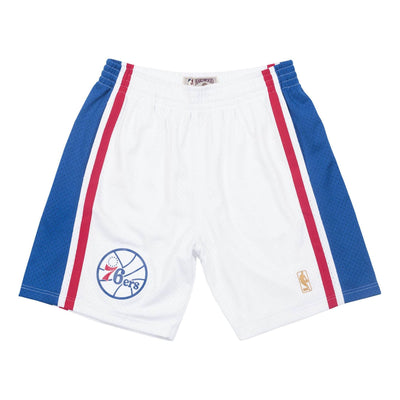 Mitchell & Ness NBA Swingman Shorts Philadelphia 76ers Home 1996-97 'White Blue Red'