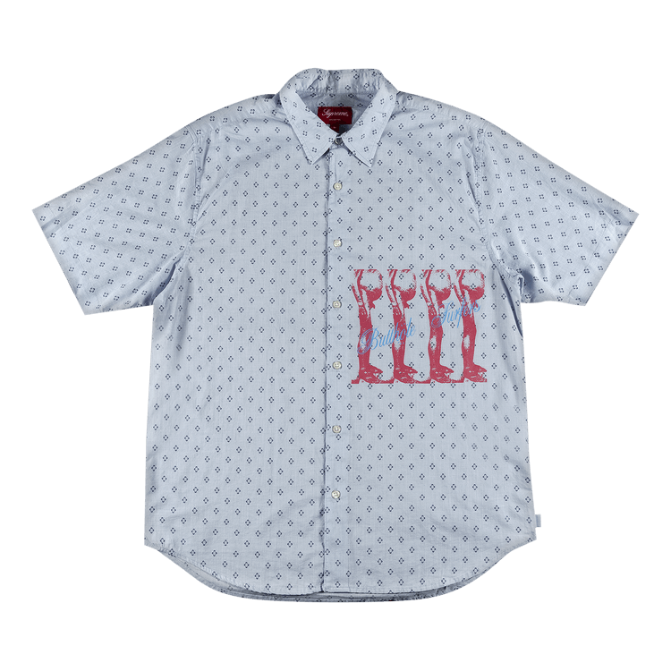 Supreme x Butthole Surfers Short-Sleeve Shirt 'Light Blue'