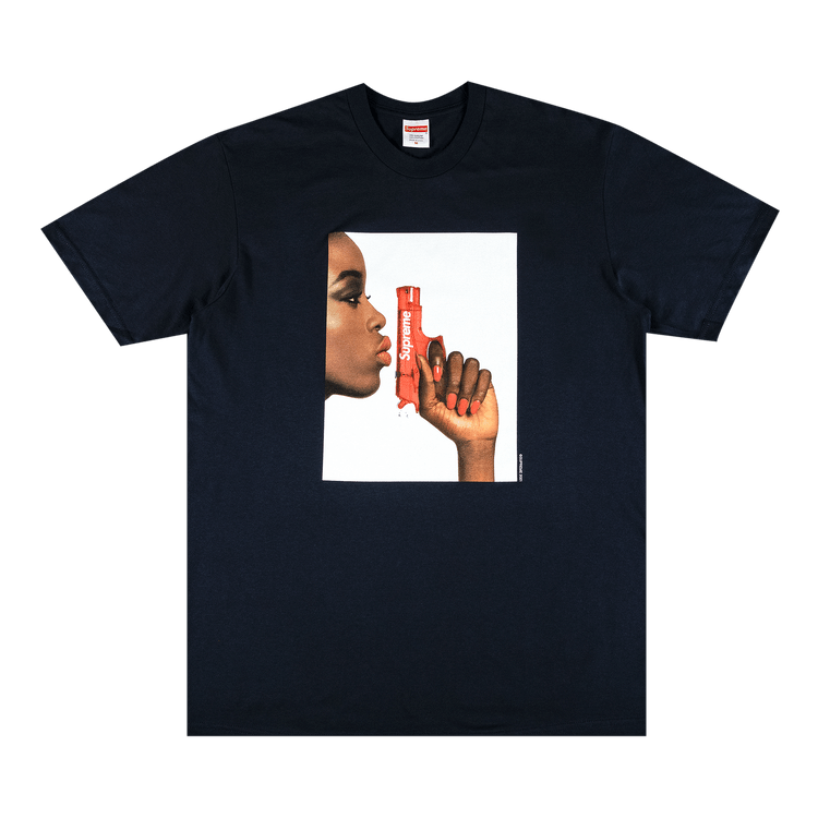 Supreme Water Pistol Tee 'Navy'